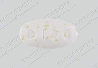 Imprint D100 - Doryx 100 mg
