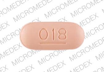 Imprint 018 - fexofenadine 180 mg