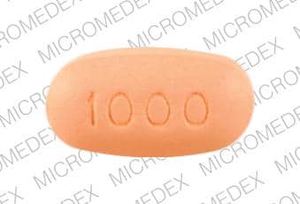 Imprint KOS 1000 - Niaspan 1000 mg