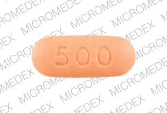 Imprint KOS 500 - Niaspan 500 mg