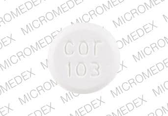 Imprint cor 103 - carisoprodol 350 mg