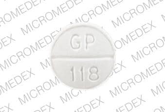 Imprint GP 118 - mefloquine 250 mg