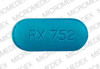 Imprint RX 752 - cefuroxime 500 mg