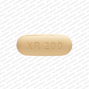 Imprint XR 200 - Seroquel XR 200 mg