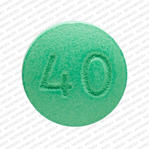 Imprint TAP 40 - Uloric 40 mg