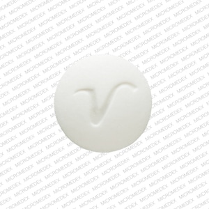 Pill Finder: 3972 V White Round - Medicine.com