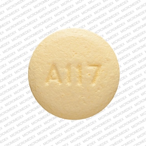 Pill Finder: A117 Yellow Round - Medicine.com