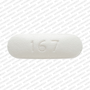 Imprint 167 - metoprolol 100 mg