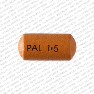 Imprint PAL 1.5 - paliperidone 1.5 mg