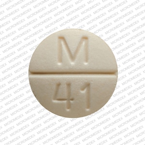 Image 1 - Imprint M 41 - hydrochlorothiazide/spironolactone 25 mg / 25 mg