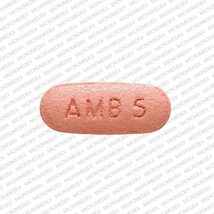 Imprint AMB 5 5401 - Ambien 5 mg