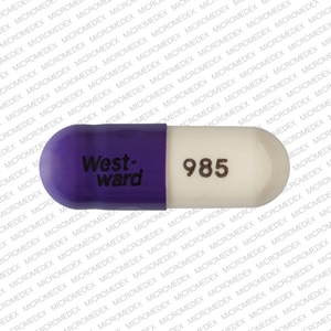 Imprint West-ward 985 - cefaclor 250 mg