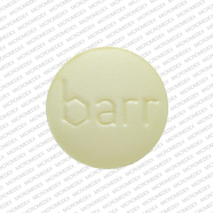 Pill Finder: barr 555 483 Yellow Round - Medicine.com