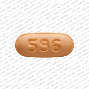Pill Finder: RDY 596 Orange Elliptical / Oval - Medicine.com