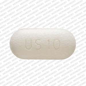 Imprint US 10 - potassium chloride 10 mEq (750 mg)