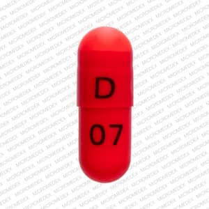 Image 1 - Imprint D 07 - ramipril 5 mg
