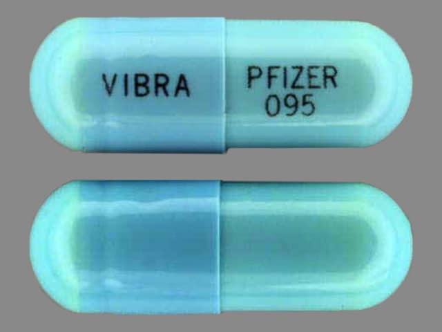Image 1 - Imprint VIBRA PFIZER 095 - Vibramycin 100 mg