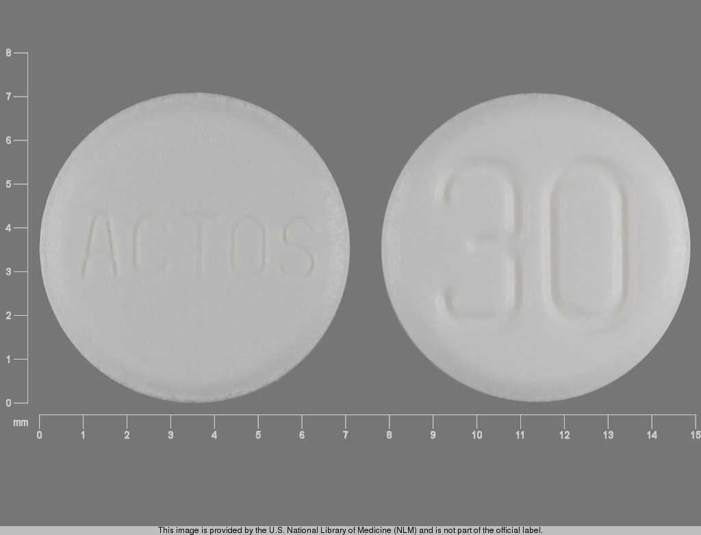 ACTOS 30 - Pioglitazone Hydrochloride