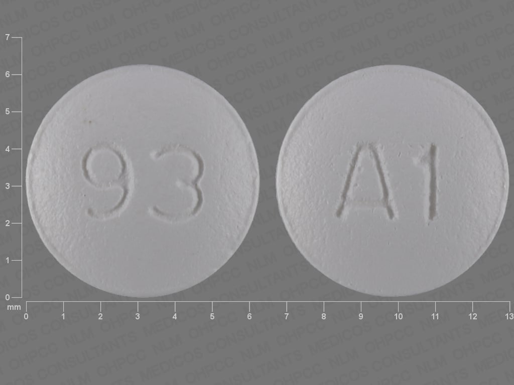 Image 1 - Imprint 93 A1 - almotriptan 6.25 mg (base)