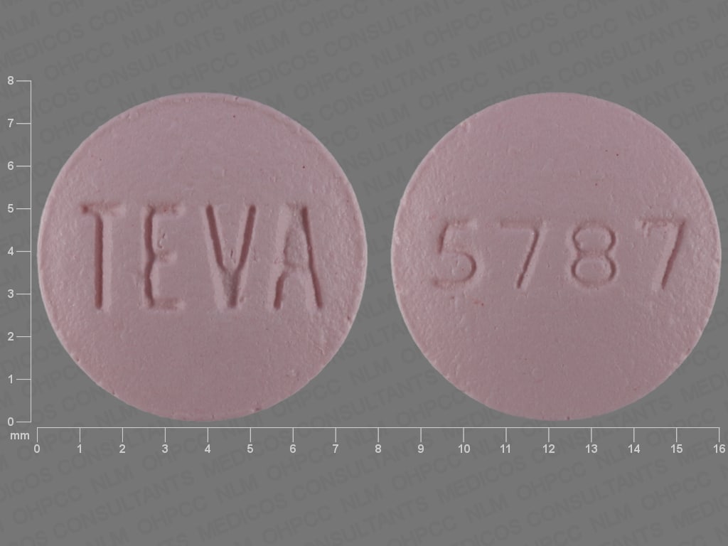 Imprint TEVA 5787 - entecavir 1 mg