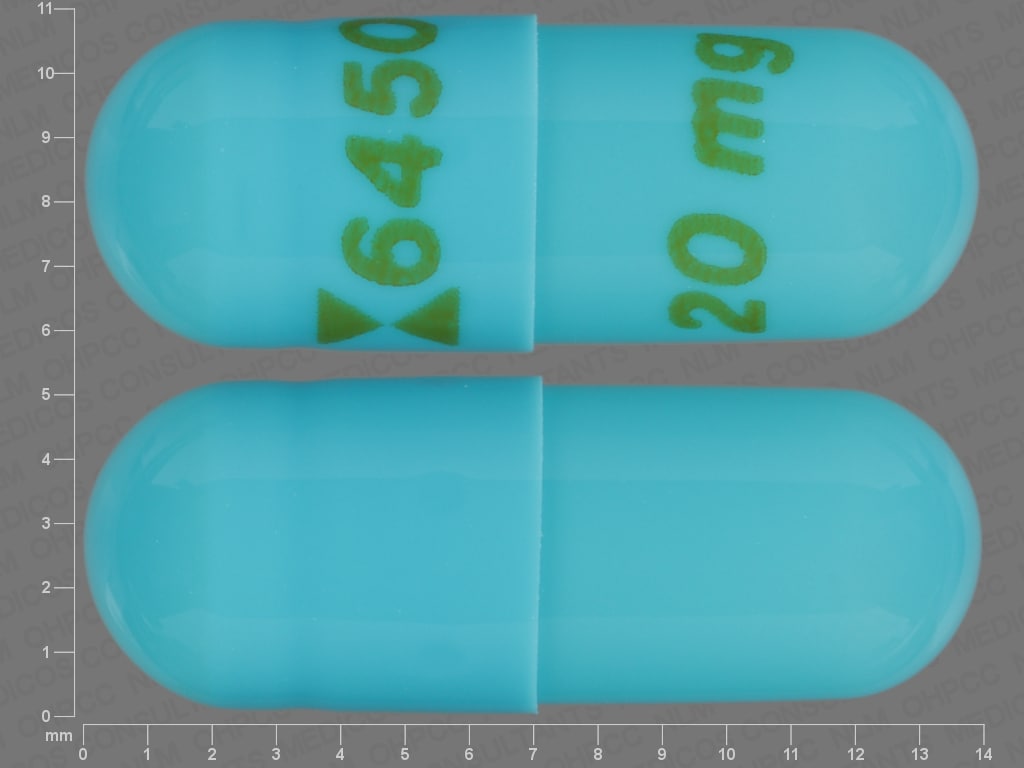 Imprint Logo 6450 20 mg - esomeprazole 20 mg
