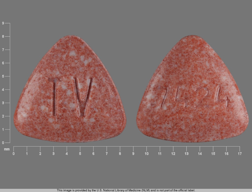 Imprint TV 7424 - montelukast 4 mg (base)