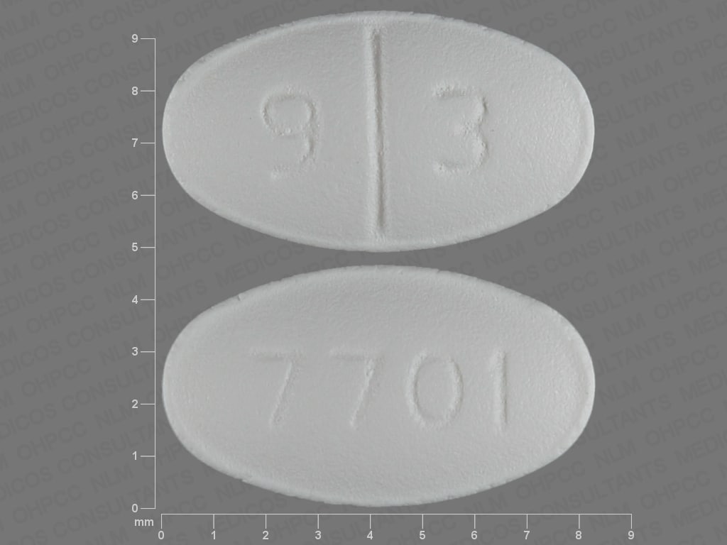 Imprint 9 3 7701 - levocetirizine 5 mg