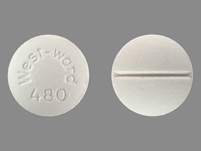 Imprint West-ward 480 - propylthiouracil 50 mg