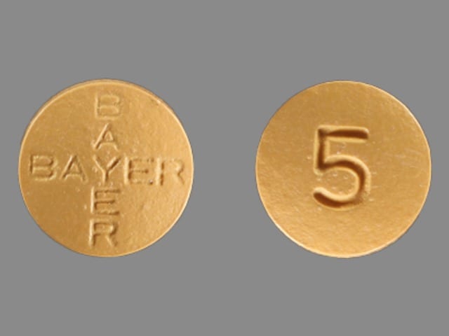 Imprint BAYER BAYER 5 - Levitra 5 mg