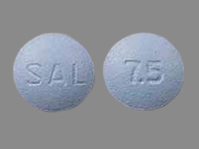 Imprint SAL 7.5 - pilocarpine 7.5 mg