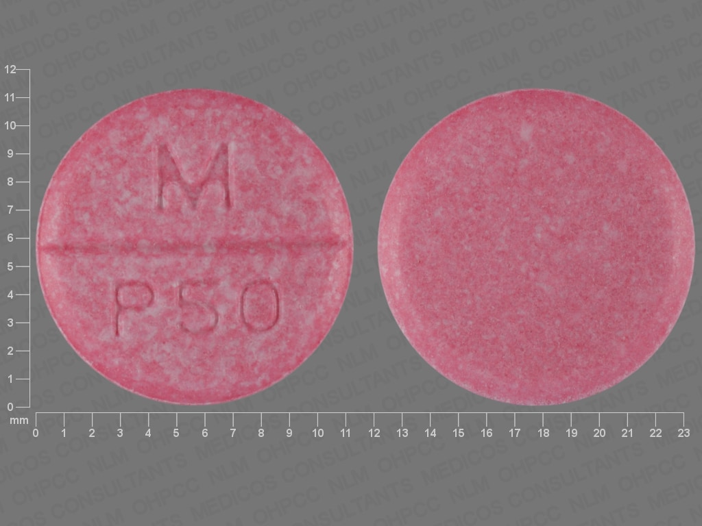 Pill Finder M P50 Pink Round