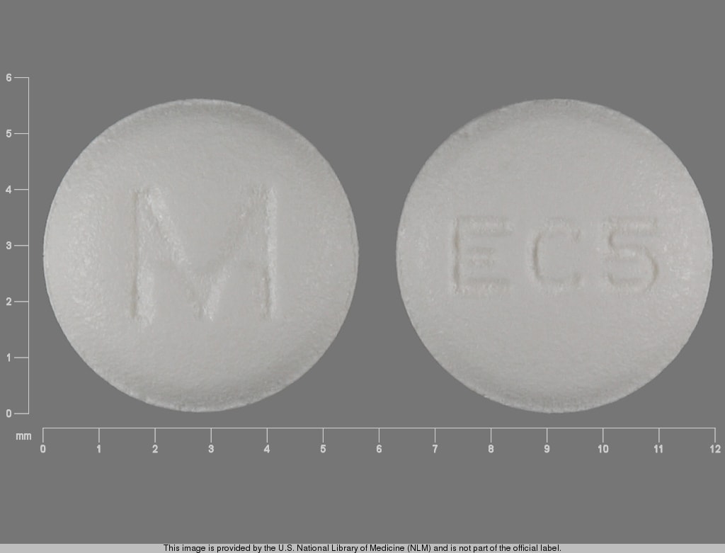 Imprint M EC5 - escitalopram 5 mg (base)