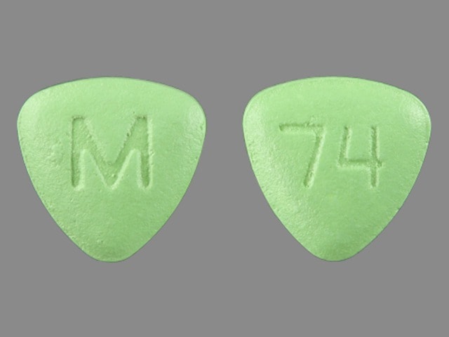 Image 1 - Imprint 74 M - fluphenazine 5 mg