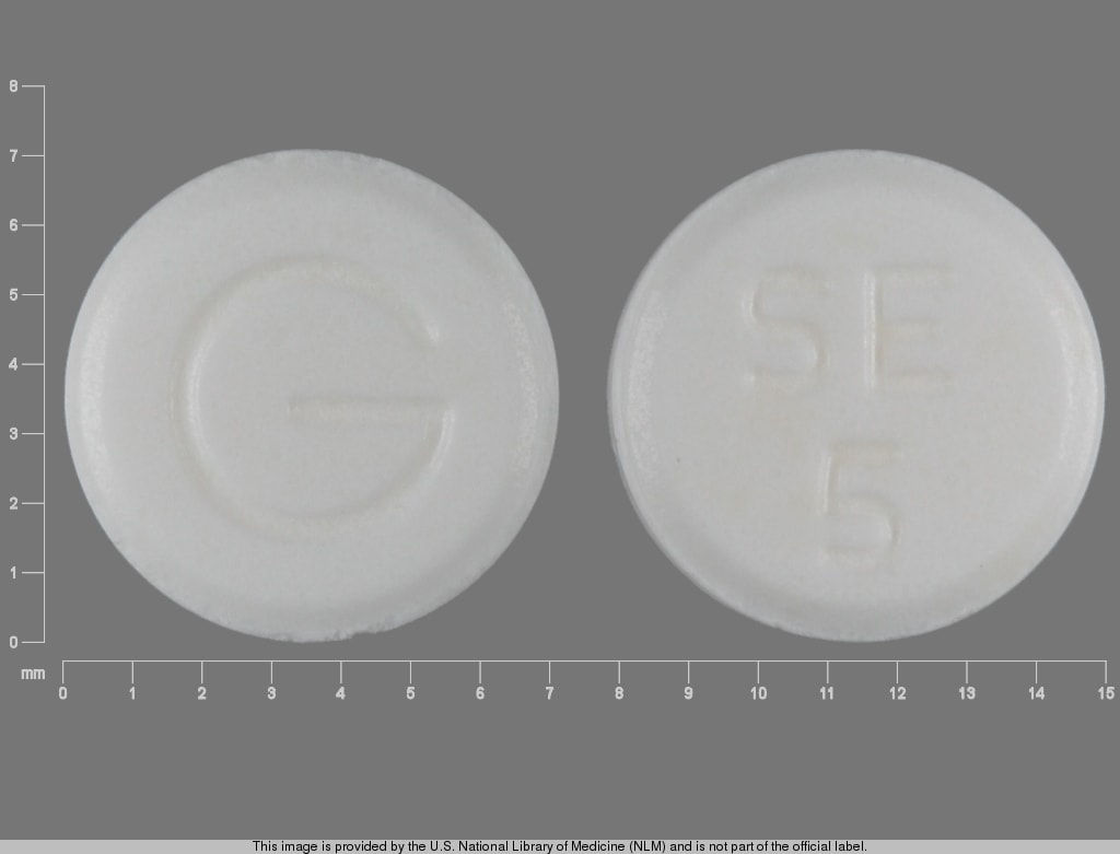 Imprint SE 5 G - selegiline 5 mg