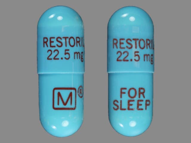 Imprint RESTORIL 22.5 mg M FOR SLEEP - Restoril 22.5 mg