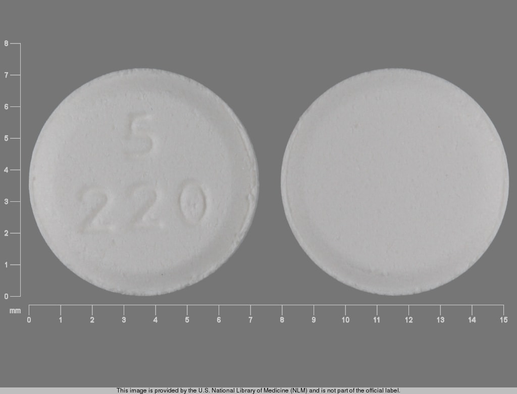 Imprint 5 220 - liothyronine 5 mcg