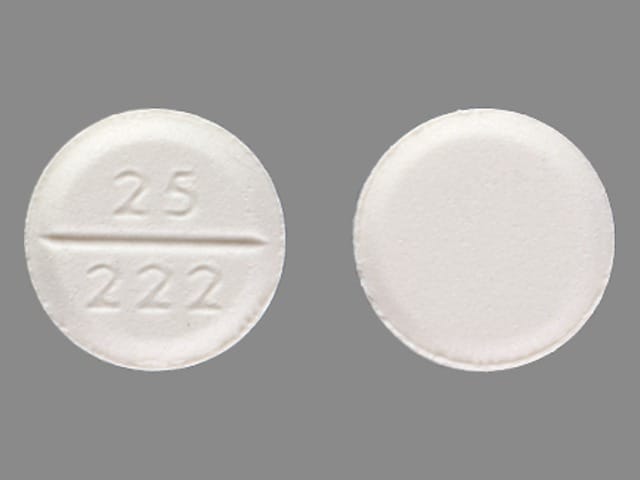 Imprint 25 222 - liothyronine 25 mcg