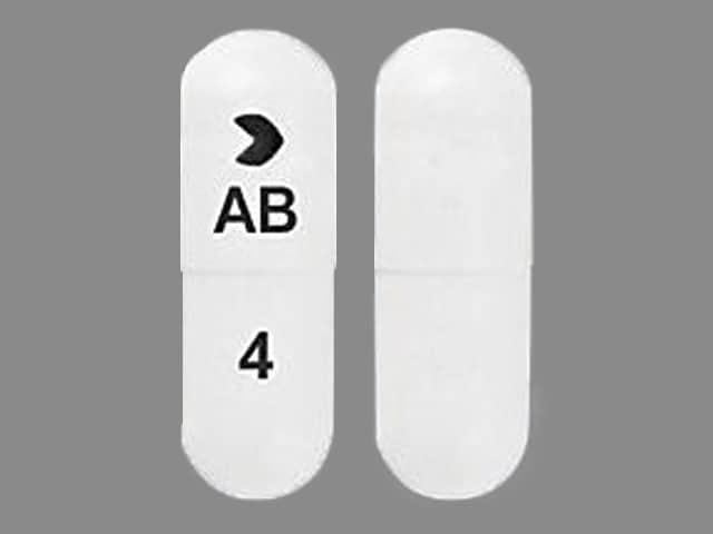 Image 1 - Imprint > AB 4 - amlodipine/benazepril 10 mg / 20 mg