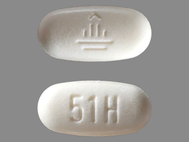 Imprint 51H Logo - Micardis 40 mg