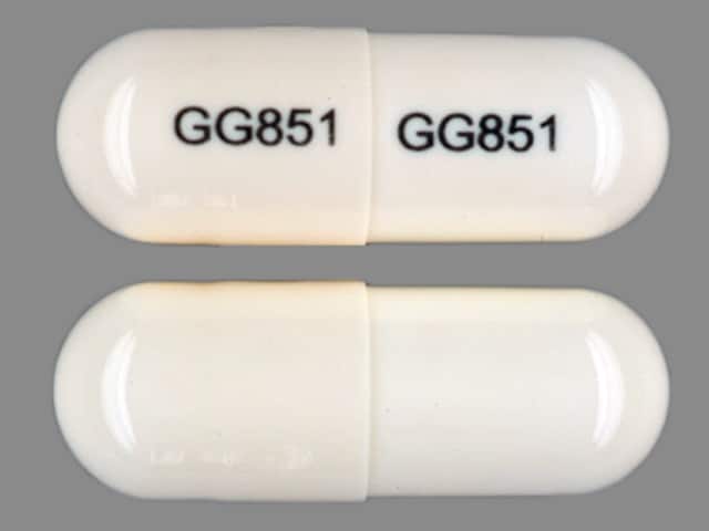 Image 1 - Imprint GG 851 GG 851 - ampicillin 500 mg