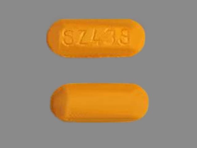Imprint SZ 439 - cefpodoxime 200 mg