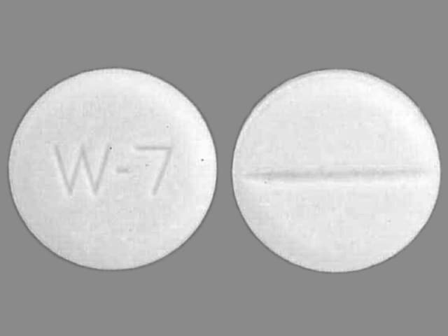 Image 1 - Imprint W 7 - captopril 12.5 mg