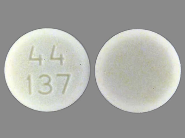 Pill Finder: 44 137 White Round - Medicine.com.