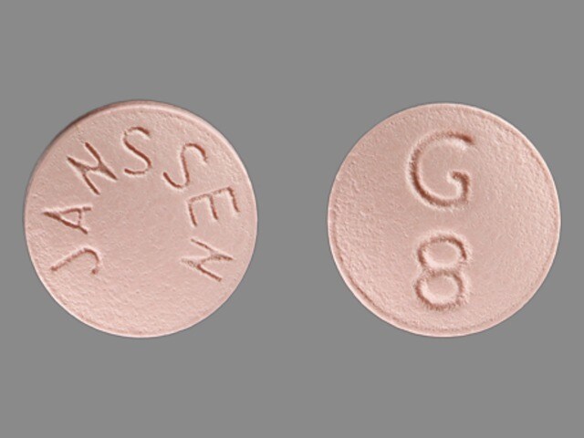Image 1 - Imprint JANSSEN G 8 - Razadyne 8 mg