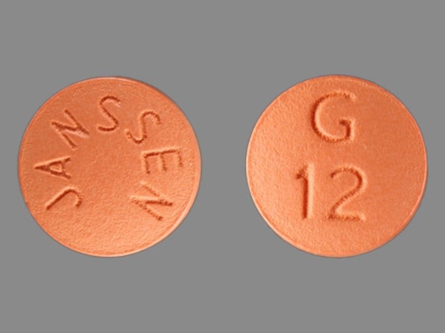 Image 1 - Imprint JANSSEN G 12 - Razadyne 12 mg