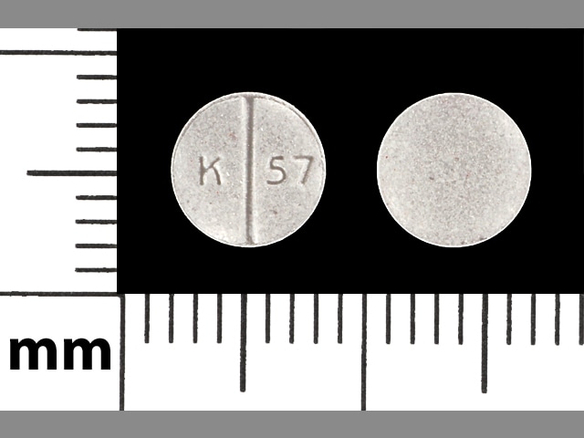 Pill Finder: K 57 Gray Round - Medicine.com