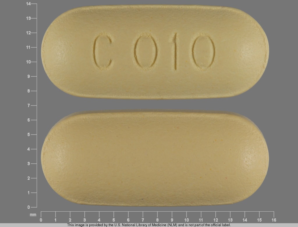 Image 1 - Imprint C 010 - Covaryx esterified estrogens 1.25 mg / methyltestosterone 2.5 mg