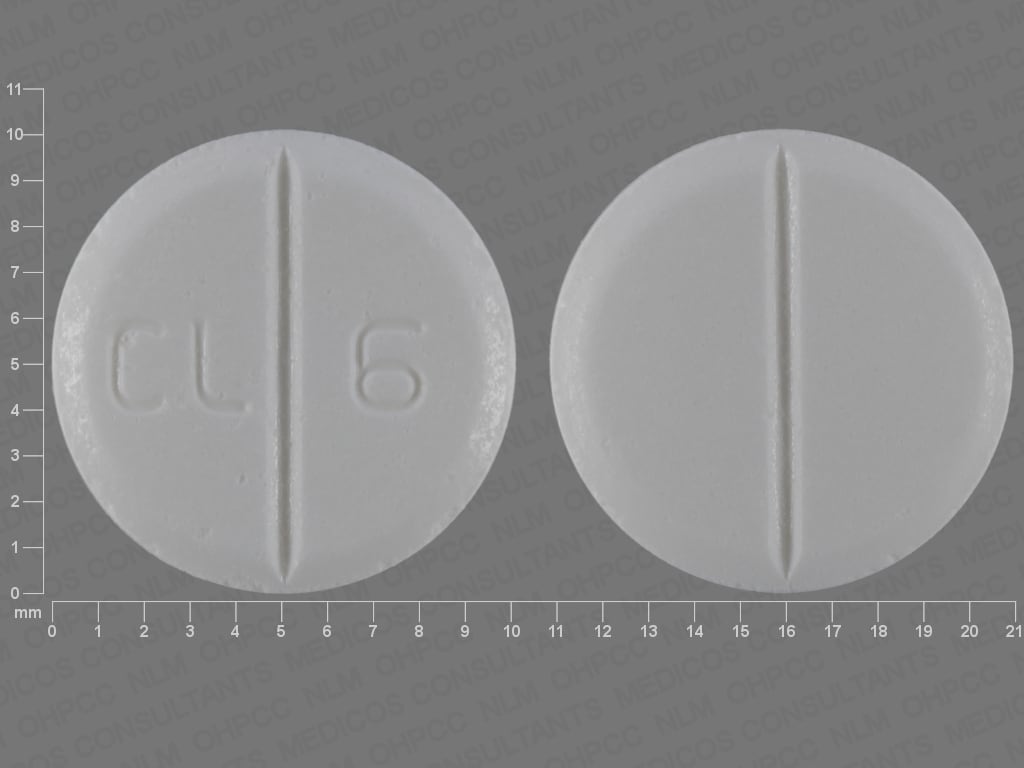 Pill Finder CL 6 White Round