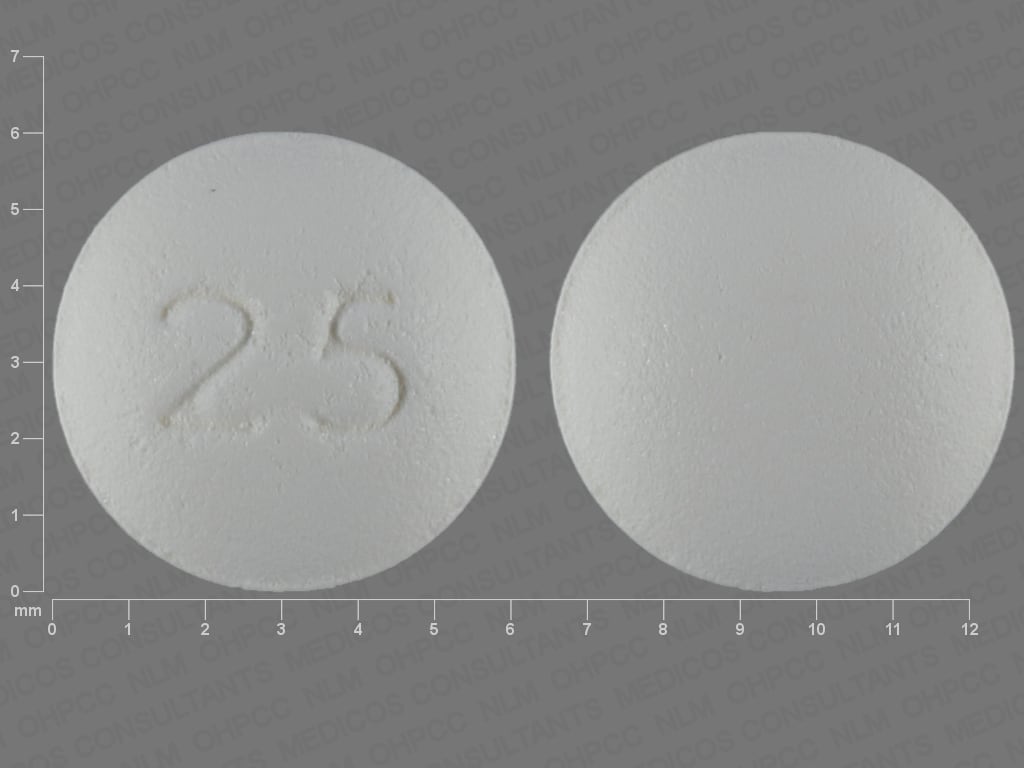 Pill Finder 25 White Round