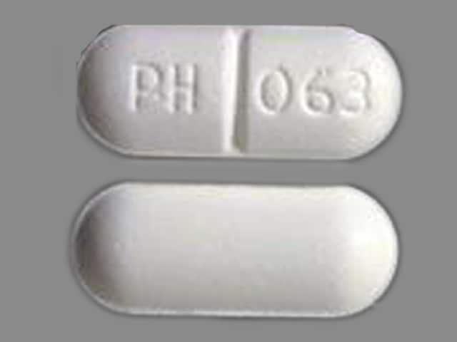 Image 1 - Imprint PH 063 - guaifenesin 400 mg